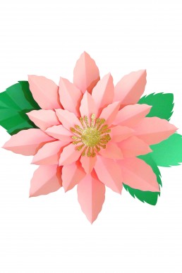 Molde de Flor Atenea para descargar Gratis
