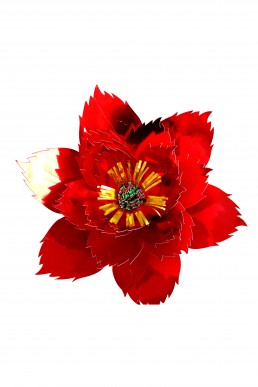 Molde de flor Belén para descargar Gratis