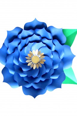 Molde de flor Delia para descargar Gratis