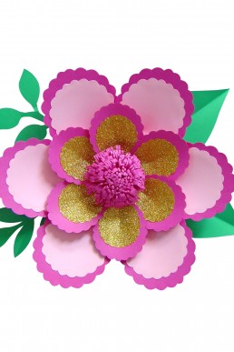 Molde de flor Hermosa para descargar Gratis