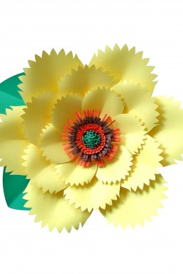 Molde de flor Chicken para descargar Gratis