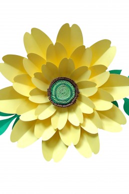 Molde de flor Banana para descargar Gratis