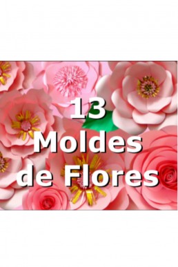 Moldes de 13 Flores de papel Gigantes para descargar Gratis