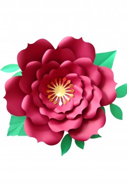 Molde Gratis en pdf de Flor Valeria