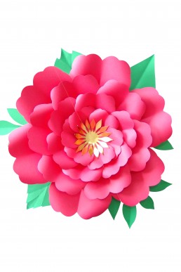 Molde Gratis en pdf Flor Mirta