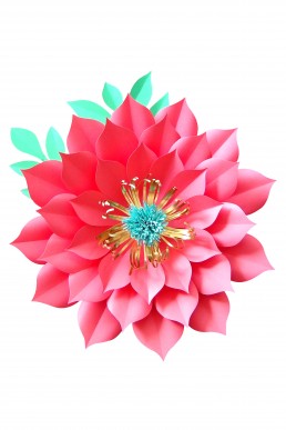Molde de flor Rosario para descargar Gratis