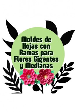 Molde de Hojas con Ramas para descargar Gratis