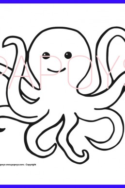 Octopus drawing for free download