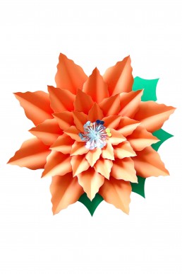 Molde de Navidad Naranja para Descargar Gratis en Pdf