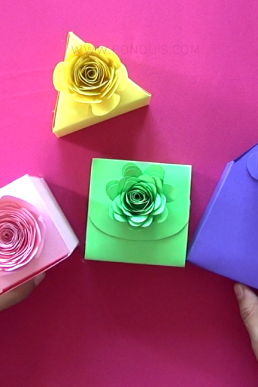 Moldes de 4 Cajas de Dulces para Descargar Gratis en PDF
