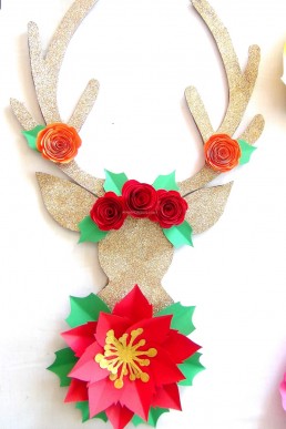 Moldes de Siervo Decorativo para Descargar Gratis en Pdf