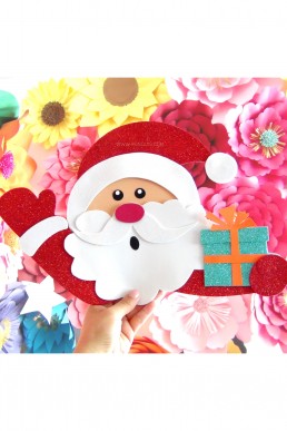 Moldes Gratis de Santa claus Pequeño para Descargar Gratis en PDF