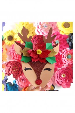 Moldes de Sierva Decorativa de Navidad para descargar Gratis en Pdf