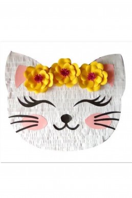 Moldes de Piñata de Gata para Descargar Gratis en Pdf