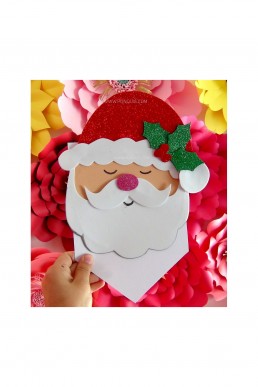 Moldes de Banderín de Papá Noel para Descargar Gratis en PDF