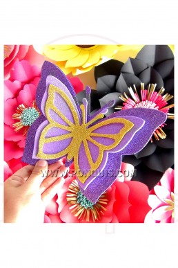 Moldes de Mariposita para Descargar Gratis en PDF