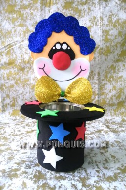 Moldes de Carita de Payaso para Descargar Gratis en PDF