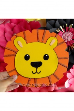 Moldes de León Decorativo para Descargar Gratis en PDD