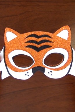 Moldes Gratis de Mascara de Tigre para Descargar Gratis en PDF