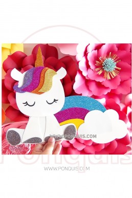Moldes Gratis de Unicornio bebe para Descargar Gratis en PDF