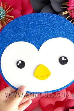 Moldes Gratis de Pinguino Decorativo para Descargar Gratis en PDF
