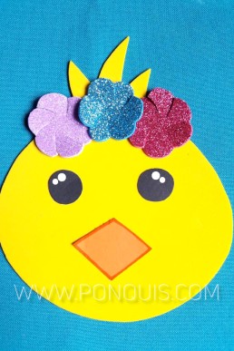 Moldes de Pollito DECORATIVO para Descargar Gratis en PDF