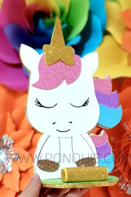 Moldes de Base para Teléfono Móvil de Unicornio Moldes Gratis en PDF