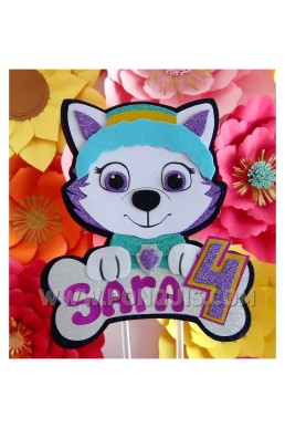 Moldes para Descargar Gratis de Topper Everst Paw Patrol