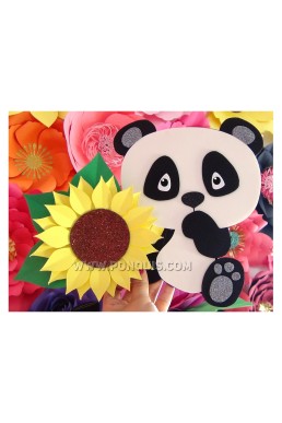 Moldes de Pandita con Girasoles para Descargar Gratis en PDF