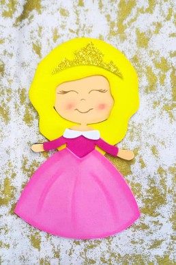 Moldes de Princesa Aurora para Descargar Gratis en PDF