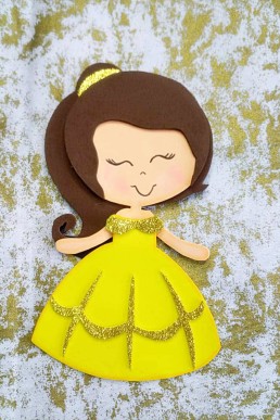 Moldes de Princesa Bella para Descargar Gratis en PDF