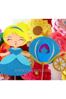 Moldes para realizar Princesa con Carroza Descarga Gratuita en PDF