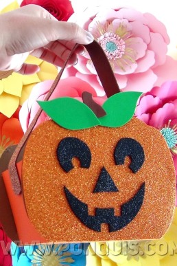 Moldes para realizar Calabaza de Halloween descarga con Código en pdf