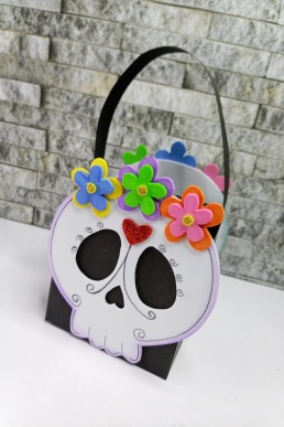 Moldes para realizar Calavera Catarina en foami