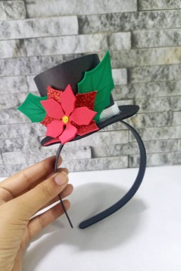Moldes para realizar lindo y creativo sombrerito de Navidad