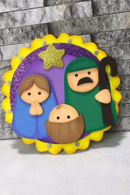 Moldes para realizar Aplique de Nacimiento decorativo