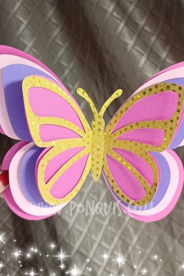 Moldes para realizar Mariposas decorativas en papel descarga gratuita
