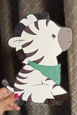 Moldes para descargar Gratis de Cebra bebe decorativa en pdf
