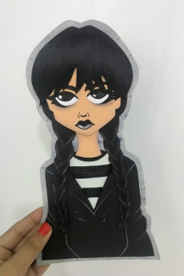 Moldes para realizar Figura de Merlina decorativa en pdf