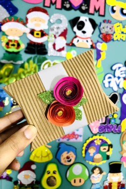Moldes de Cajita con Flor para descargar Gratis en pdf