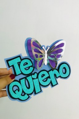 Moldes para realizar Topper o Pin decorativo Tequiero descarga Gratis en pdf