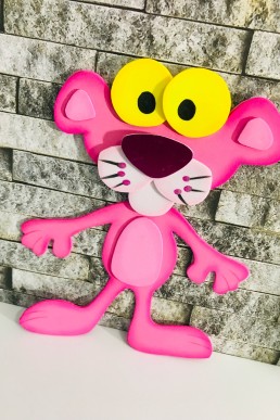 Moldes para realizar figura decorativa de la Pantera Rosa descarga gratis en PDF