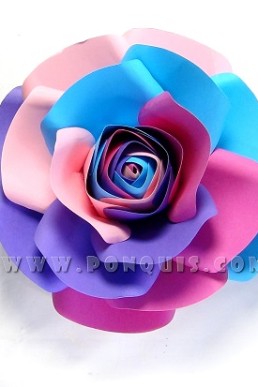 Moldes para realizar Rosa de 25 cm descarga gratis en archivo pdf