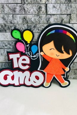 Moldea para realizar topper o pon decorativo tierno detalle descarga Gratis en PDF