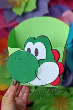 Moldes de cajita dulcero de perdonaje de Maro Bros para descargar Gratis