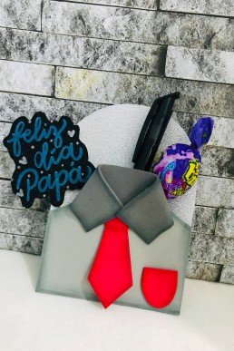 Moldes para realizar Sobre de regalo pequelo para dia del Padre descarga Gratis en PDF