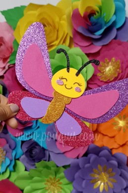 Moldes para realizar Maripositas decorativas de foamy descarga Gratis en pdf
