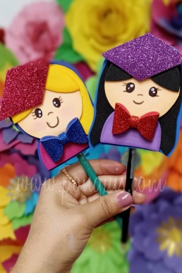 Mldes para realizar Porta lapices decorativos regalo para maestro de Graduaciones descarga Gratis en pdf