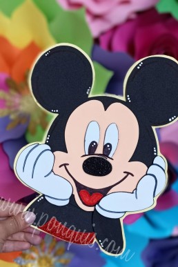 Moldes para hacer topper decorativo de Mickey descarga Gratis en PDF