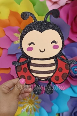 Moldes para realizar Mariquita decoratva para hacer en pdf